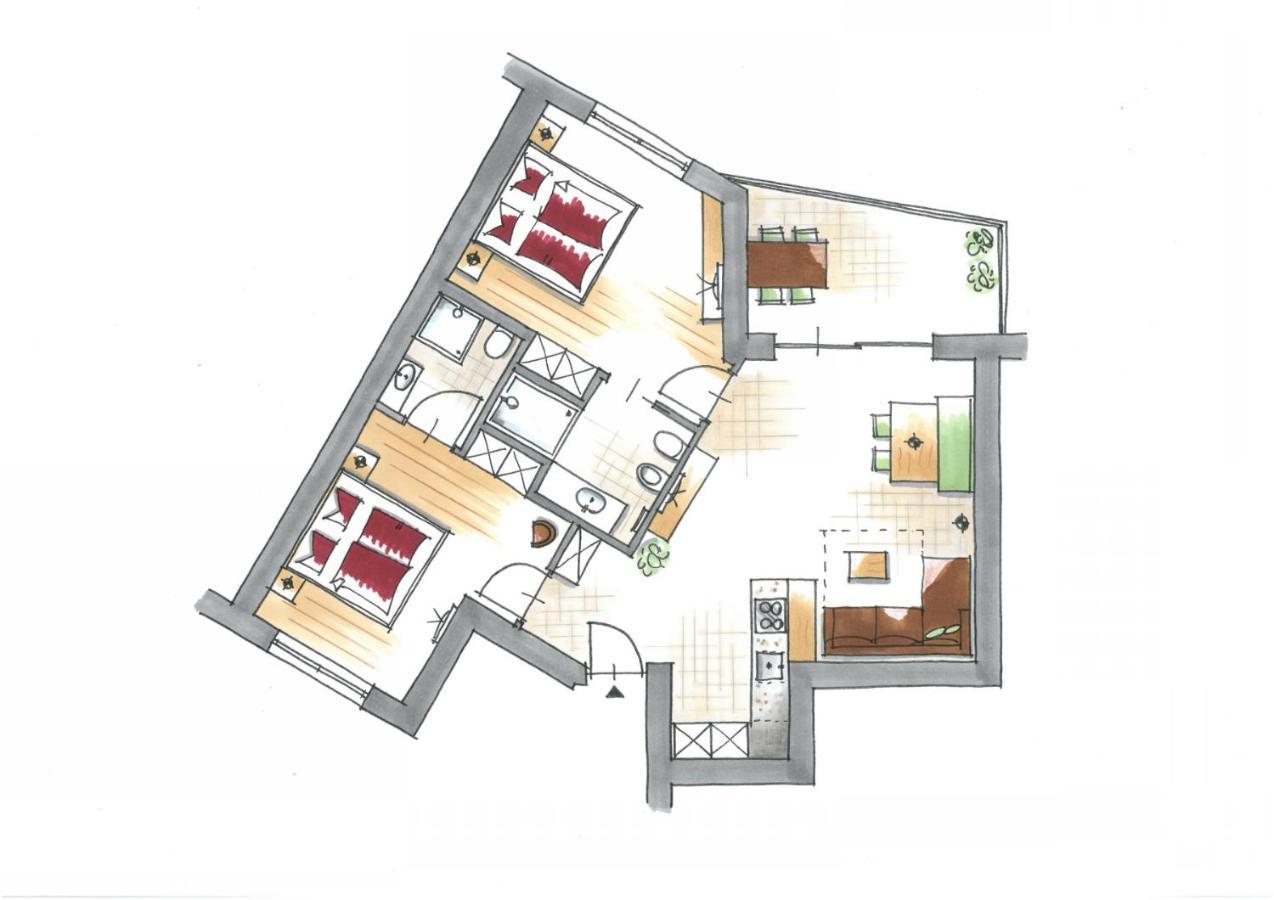 Nofnerhof Appartement Eppan an der Weinstraße Buitenkant foto